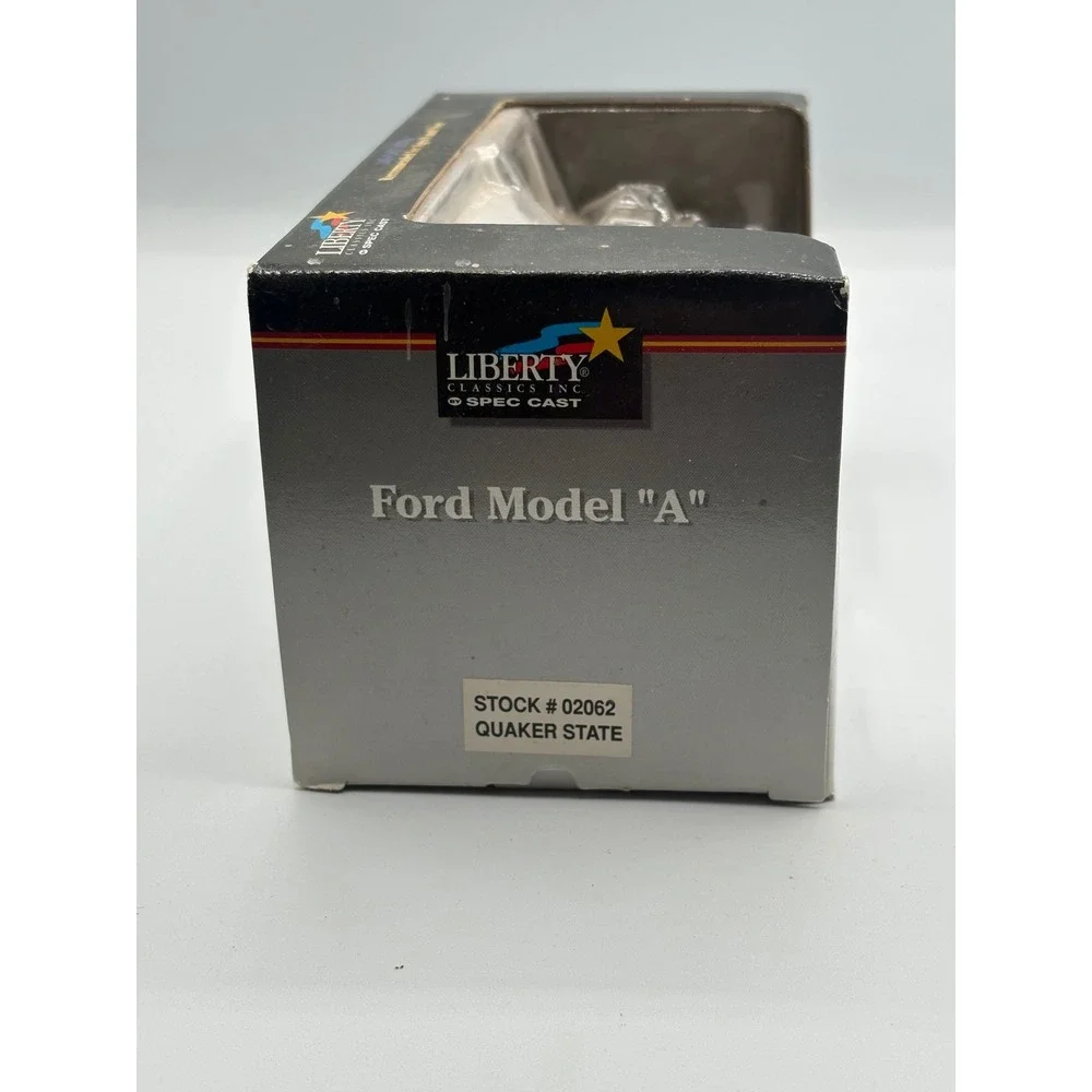 Liberty Classics Ford Model A Bank Quaker State Die-Cast Metal Truck 02062